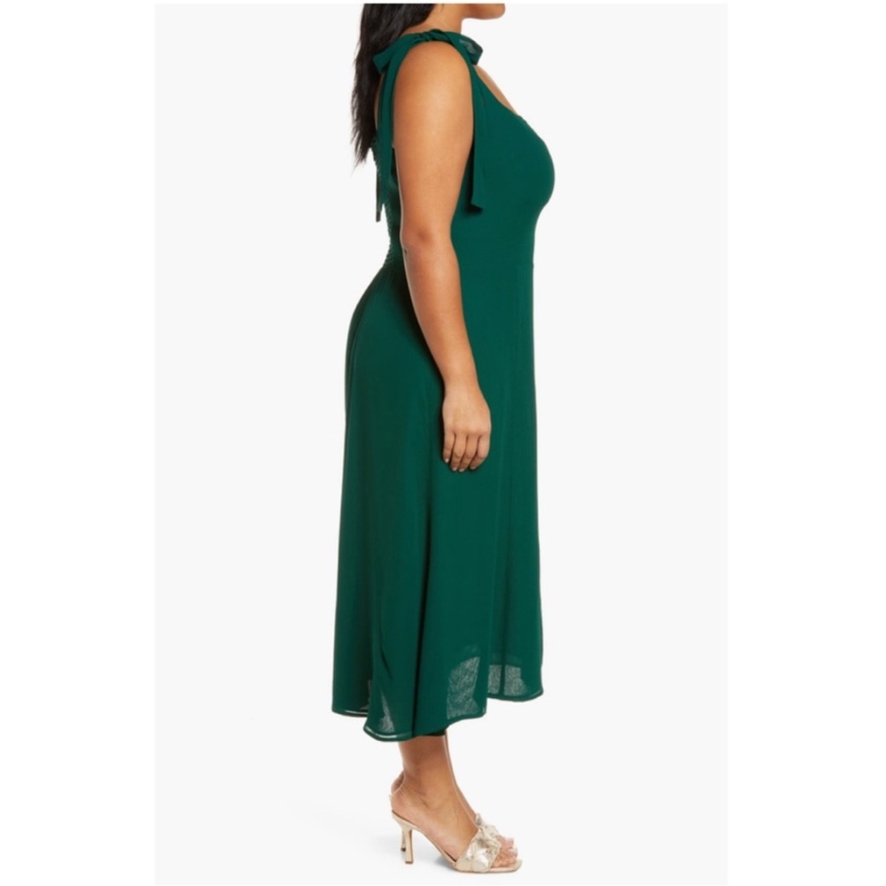 NEW Reformation Twilight Dress Emerald 20 Plus Size - Picture 5 of 17